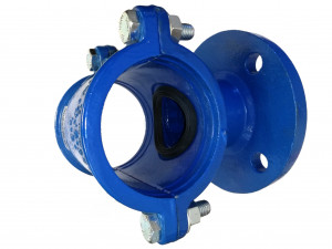 Nasady rurowo - kołnierzowe NKP (PE, PVC) PN 10/16 sfero